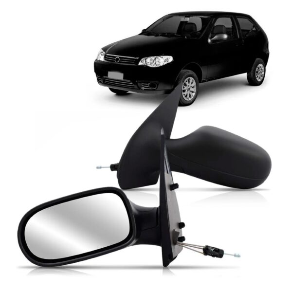 Retrovisor Palio Strada 2008 09 10 2011-02 Portas Lado Esquerdo