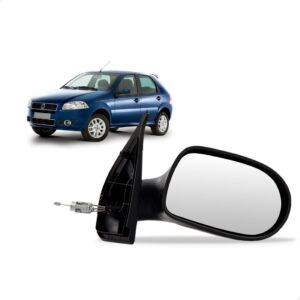 Retrovisor Palio 4 Portas 2008 2009 2010 2011 Com Controle Lado Direito