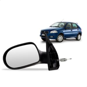 Retrovisor Palio 4 Portas 2008 2009 2010 2011 Com Controle Lado Esquerdo
