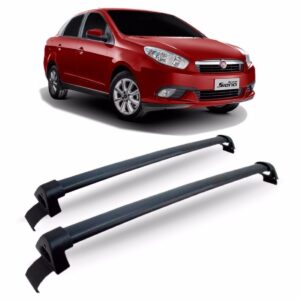 Bagageiro Teto Palio 2012 13 14 2015 16 17 2018 Preto Preto