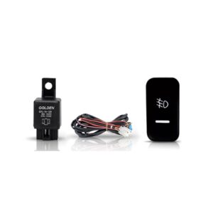 Kit De Farol Milha Honda City 2009 2010 2011 Aro Preto