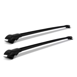 Travessa Teto Spacefox Larga Em Aluminio Preto Larga Preta