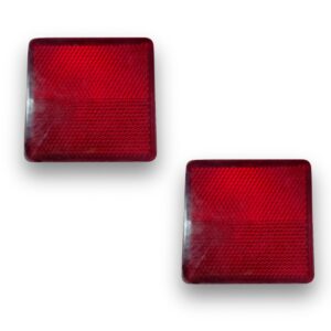 Lanterna Refletiva Do Parachoque  Fiat Ducato Boxer Vermelho Ambos Lados