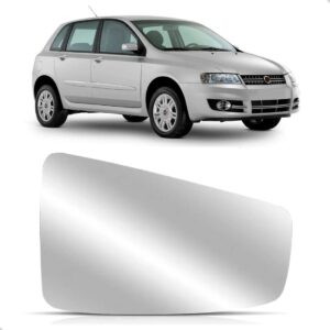 Lente Retrovisor Stilo 03 04 05 06 07 08 09 10 11 Com Base Lado Direito