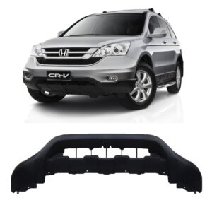 Spoiler Inferior Parachoque Dianteiro Crv 2010 2011 Preto