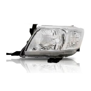 Farol Hilux Sr Srv 2012 2013 2014 Cromado 1ª Linha Esquerdo/motorista