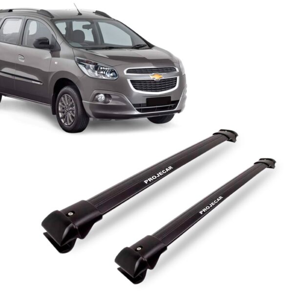 Travessa Teto Spin 2012 13 14 15 16 2017 Preto Aluminio Preta