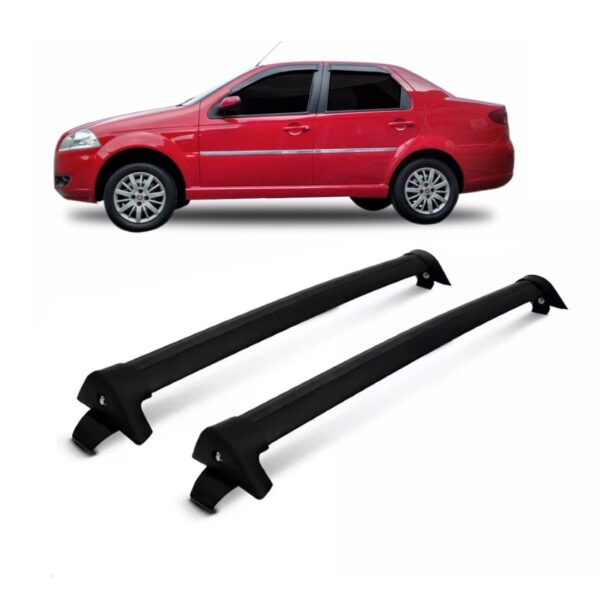 Rack Teto Palio Siena G4 2008 2009 2010 2011 04 Portas Preto