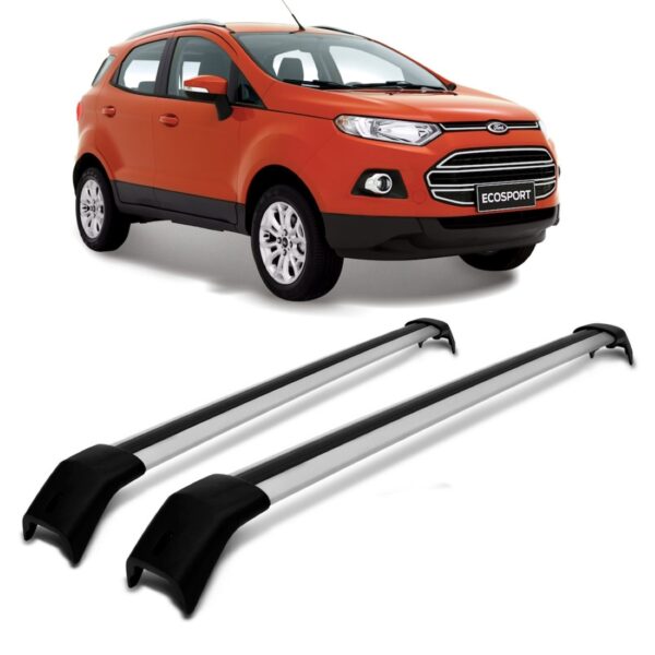 Rack De Teto Travessa Ecosport 2017 2018 2019 Prata- Prata