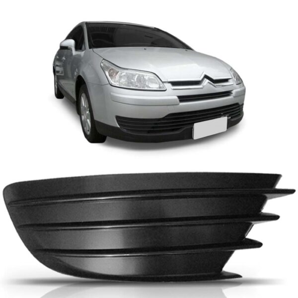 Aro Moldura Milha C4 Pallas S/aux  Le Preto Esquerdo