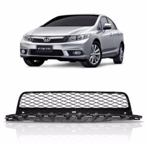 Grade Central Honda Civic 12 A 2015 Preta Inferior 1a Linha Preto