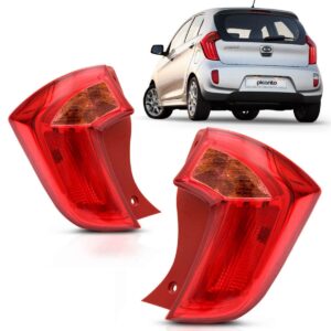 Sinaleira Traseira Kia Picanto 2011 2012 2013 Ré Rosa Le