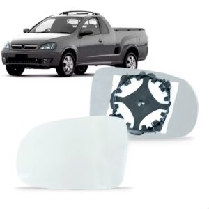 Espelho Lente Retrovisor Corsa Montana 2003 A 2009 C/base Le