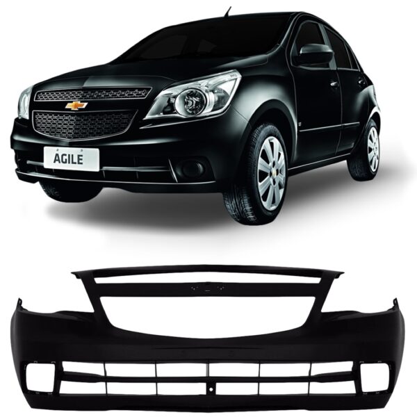 Parachoque Dianteiro Agile 2010 2011 2012 2013 2014 Novo Preto