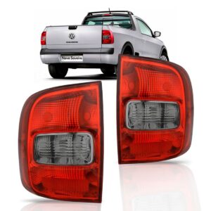 Lanterna Traseira Saveiro G5 2008 A 2014 Fume C/borda Fume Lado Direito