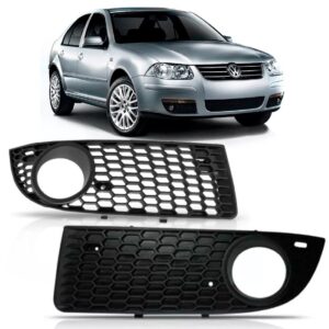 Grade Moldura Tela Lateral Parachoque Bora 08 09 101 Milha Lado Esquerdo