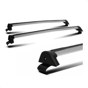 Bagageiro Teto Gol G5 G6 E Voyage G5 G6 Alumínio Prata Prateado