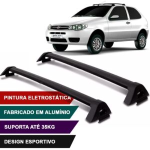 Rack De Teto Travessa Palio 1996 A 2011 2 Portas Preto