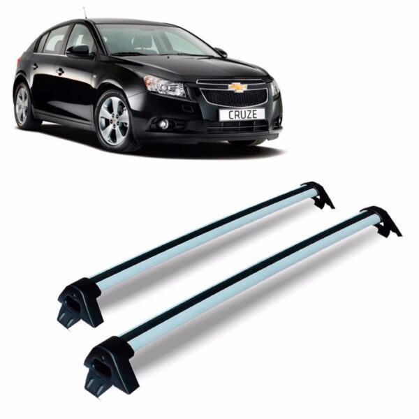 Rack De Teto Cruze Hacth Bagageiro Prata