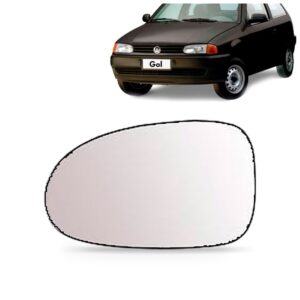 Lente Espelho Do Retrovisor  Gol Bola C/base Ld Esquerdo - Motorista