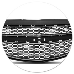 Grade Tela Radiador Para Agile   2009 10 11 12 2013 Preta  Preto