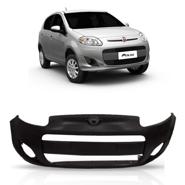 Parachoque Dianteiro Palio 2012 2013 2014 Novo Preto