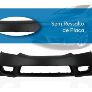 Parachoque Dianteiro Honda New Civic 2009 2010 2011 Preto