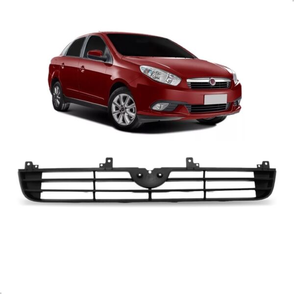 Tela Frontal Radiador Grand Siena 2013 14 15 2016 Sem Friso Plástico