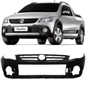 Parachoque Saveiro Cross G5 2010/2013 Dianteiro 1a Linha Preto