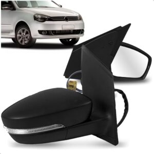 Retrovisor Para Volkswagen Polo 13/15 Eletrico Com Sinaleira Lado Direito