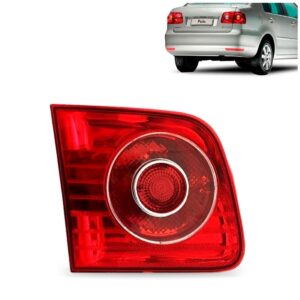 Lanterna Da Ré Para Polo Sedan 2007 A 2012 Tampa Le Esquerdo Motorista Vermelho