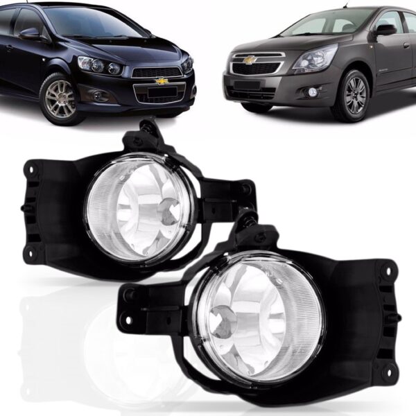 Farol Milha Auxiliar Lado Esquerdo Lente Lisa Gm Cobalt Onix