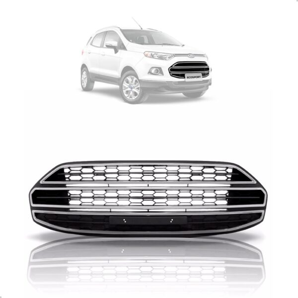 Grade Friso Cromado Para Ecosport 2012 2013 A 2015 Central Cromado