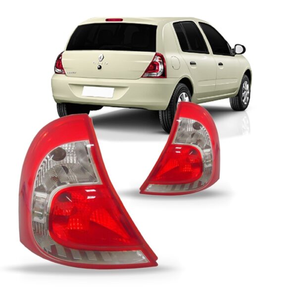 Lanterna Para  Clio 2013 A 2016 Hatch Fitam Le Bicolor