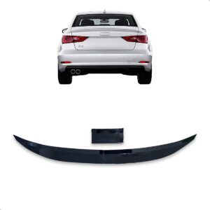 Aerofólio Para AUDI A3 Sedan Black Piano Autocolante