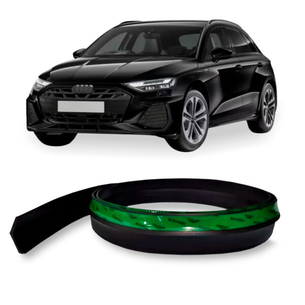 Saia Spoiler Para AUDI A4 Z Lip Borracha Esportivo Ez