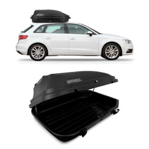 Baú Maleiro De Teto Motobul 270 Litros AUDI-A3-HATCH Preto