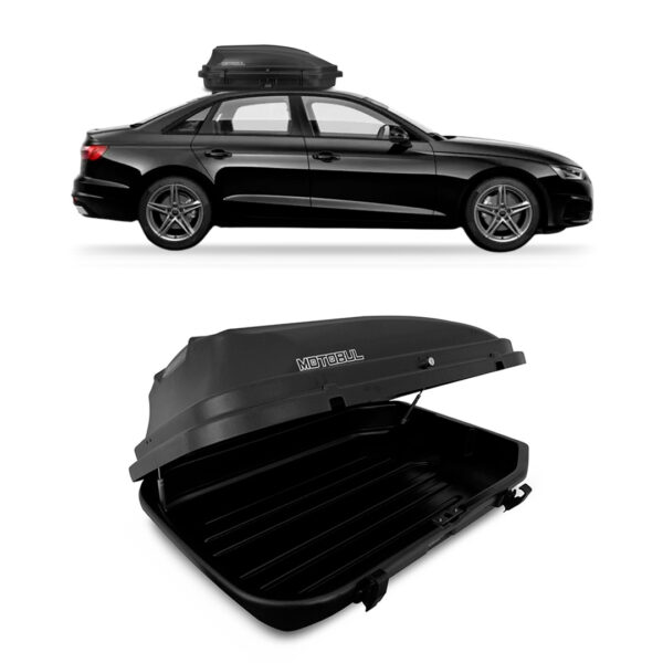 Baú Maleiro De Teto Motobul 270 Litros AUDI-A4 Preto