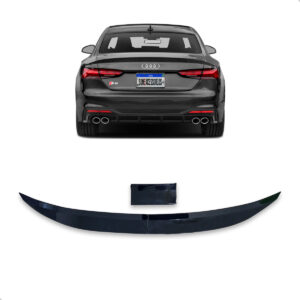 Aerofólio Para AUDI A5 Sedan Black Piano Autocolante