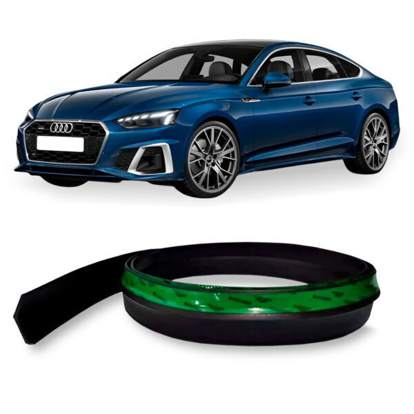 Saia Spoiler Para AUDI A5 Z Lip Borracha Esportivo Ez