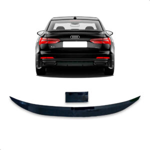 Aerofólio Para AUDI A6 Sedan Black Piano Autocolante