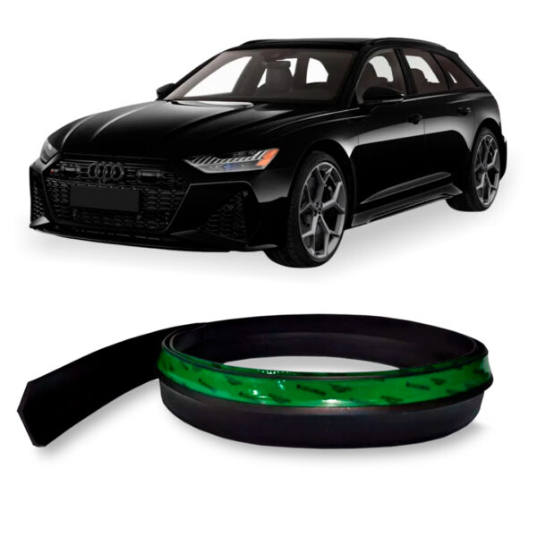 Saia Spoiler Para AUDI A6 Z Lip Borracha Esportivo Ez