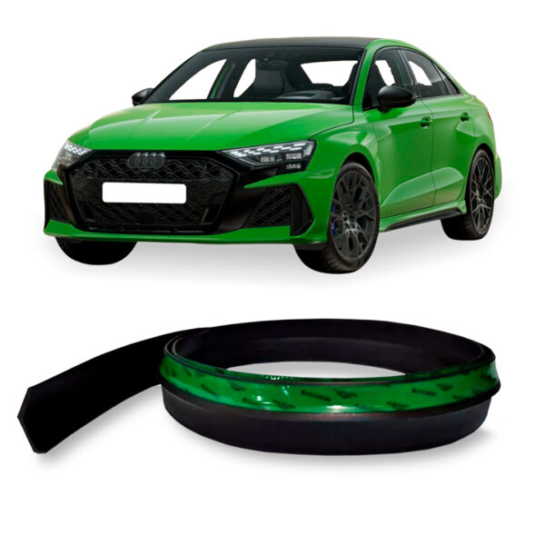 Saia Spoiler Para AUDI RS3 Z Lip Borracha Esportivo Ez
