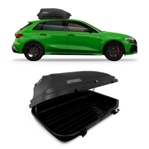Baú Maleiro De Teto Motobul 270 Litros AUDI-RS3 Preto
