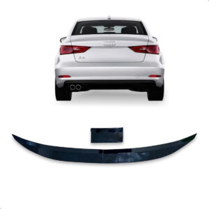 Aerofólio Para Audi-A3 Sedan Black Piano Autocolante