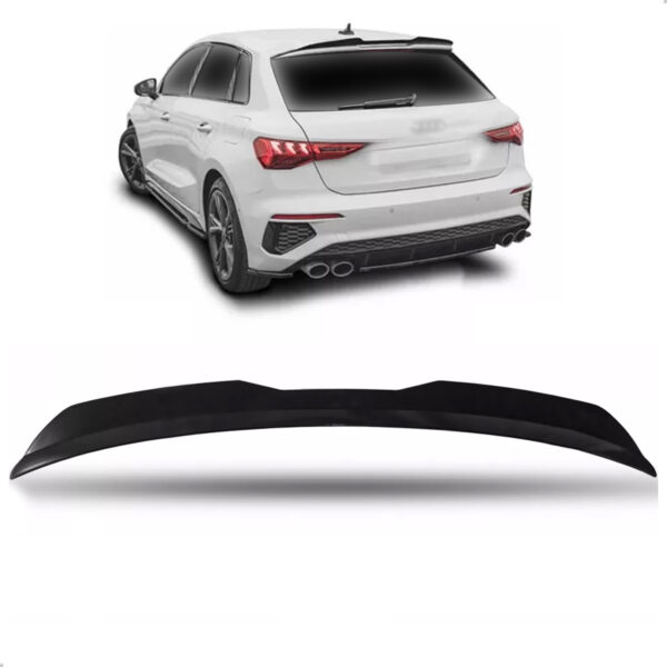 Aerofólio Audi A3 Black Piano Sport Hatch Universal