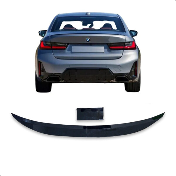 Aerofólio Para BMW 320i Sedan Black Piano Autocolante