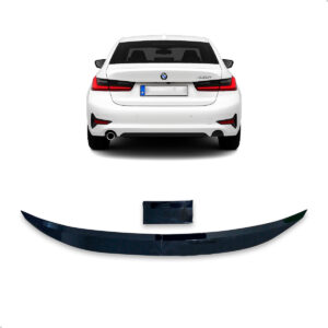 Aerofólio Para BMW 330I Sedan Black Piano Autocolante