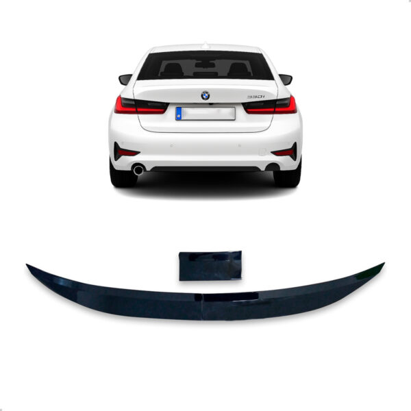 Aerofólio Para BMW 330I Sedan Black Piano Autocolante