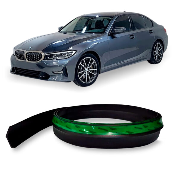 Saia Spoiler Para BMW 330I Z Lip Borracha Esportivo Ez